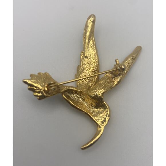 Set of 3 Vintage Different Styles & Colors 1 Sarah Costume Bird Brooches - Picture 5 of 10